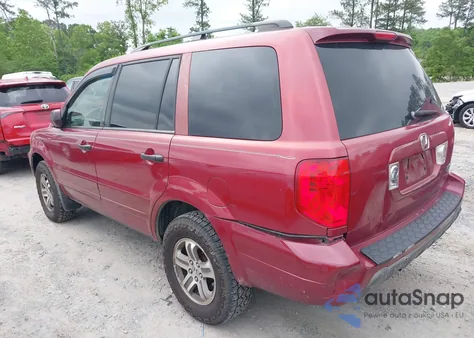 2005 Honda Pilot Ex from USA, damaged, VIN 2HKYF18485H524294